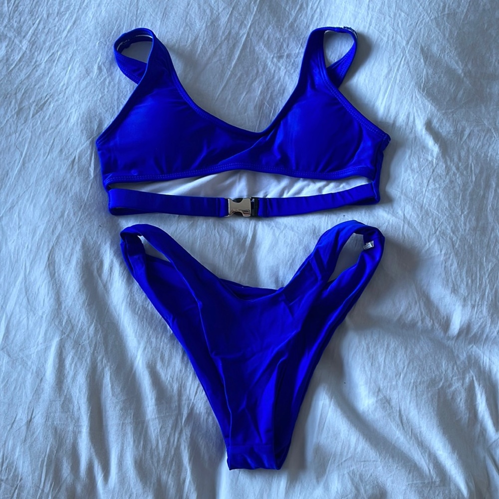 Cobalt blue Under boob bikini
